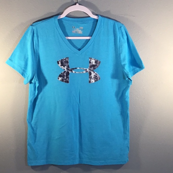 Under Armour Tops - ‼️ 3/$10‼️ 💙🖤💙Under Armour Heatgear Tee💙🖤💙